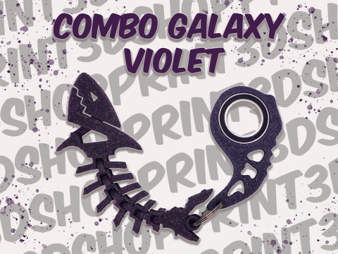 🔥🦈 Combo KEYRAMBIT & REKINEK - GALAXY VIOLET🦈🔥